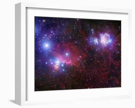 The Belt Stars of Orion-Stocktrek Images-Framed Photographic Print