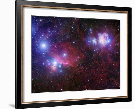 The Belt Stars of Orion-Stocktrek Images-Framed Photographic Print