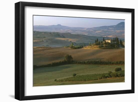 The 'Belvedere', Val D' Orcia, Tuscany-Joe Cornish-Framed Photographic Print