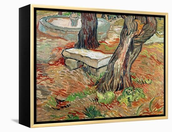 The Bench at Saint-Remy, c.1889-Vincent van Gogh-Framed Premier Image Canvas