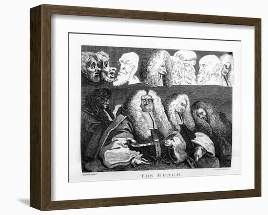 The Bench by William Hogarth-William Hogarth-Framed Giclee Print