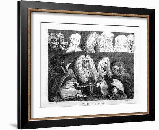 The Bench by William Hogarth-William Hogarth-Framed Giclee Print