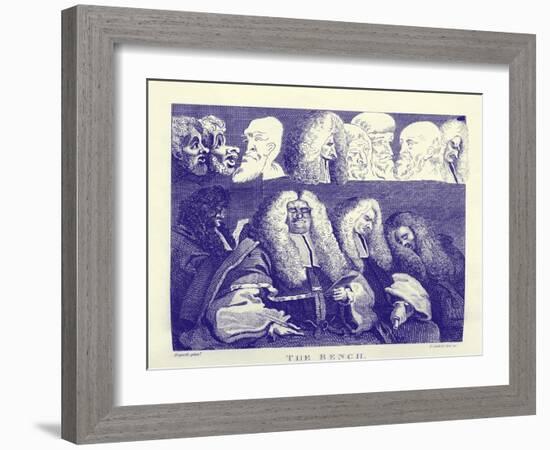 The Bench by William Hogarth-William Hogarth-Framed Giclee Print