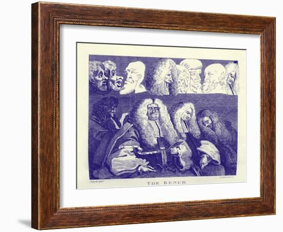 The Bench by William Hogarth-William Hogarth-Framed Giclee Print