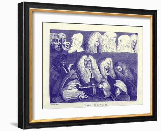 The Bench by William Hogarth-William Hogarth-Framed Giclee Print