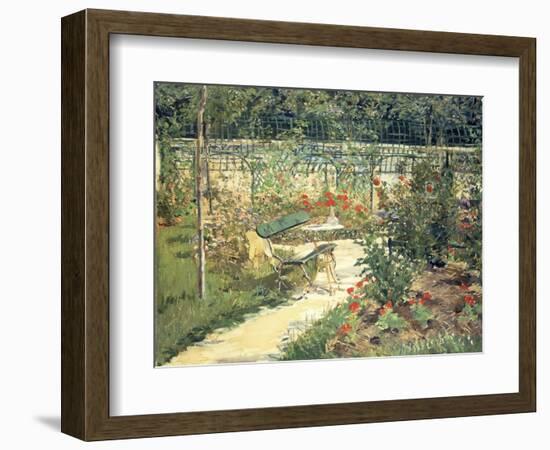 The Bench in the Garden of Versailles, 1881-Edouard Manet-Framed Giclee Print