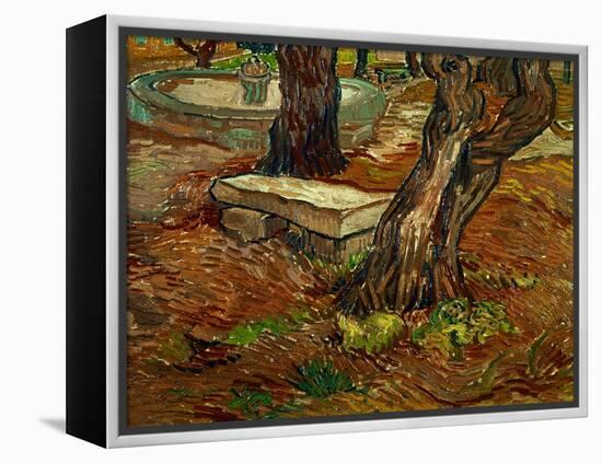 The Bench of Saint-Remy, c.1889-Vincent van Gogh-Framed Premier Image Canvas