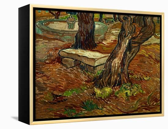 The Bench of Saint-Remy, c.1889-Vincent van Gogh-Framed Premier Image Canvas