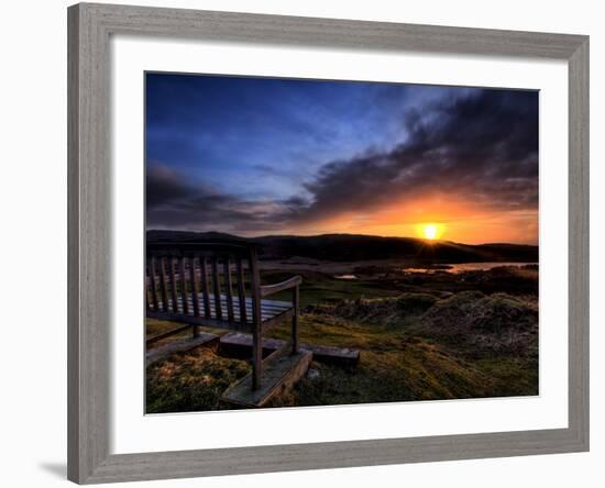 The Bench-Doug Chinnery-Framed Photographic Print