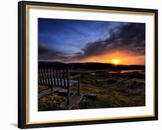 The Bench-Doug Chinnery-Framed Photographic Print