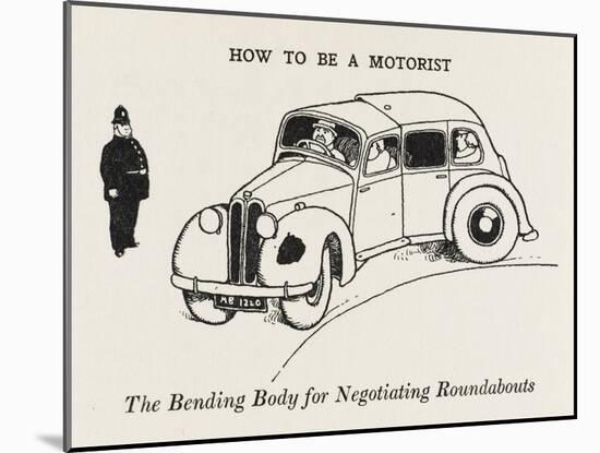 The Bending Body-William Heath Robinson-Mounted Art Print