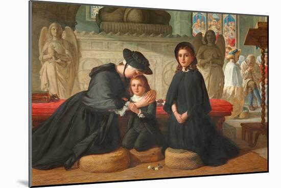 The Benediction, 1871 (Oil on Canvas)-Alfred Rankley-Mounted Giclee Print