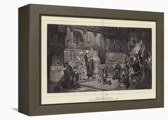 The Benediction-Sir James Dromgole Linton-Framed Premier Image Canvas