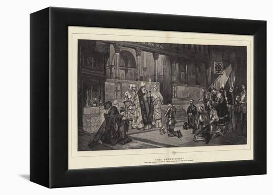The Benediction-Sir James Dromgole Linton-Framed Premier Image Canvas
