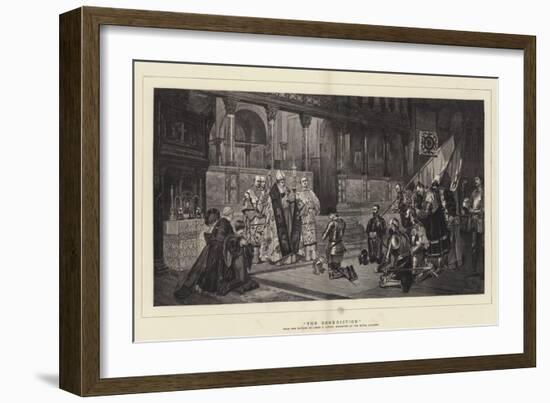 The Benediction-Sir James Dromgole Linton-Framed Giclee Print