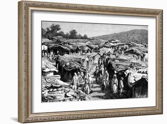 The Beni-Ramasses Quarter, Constantine, Algeria, 1895-Ivan Pranishnikoff-Framed Giclee Print