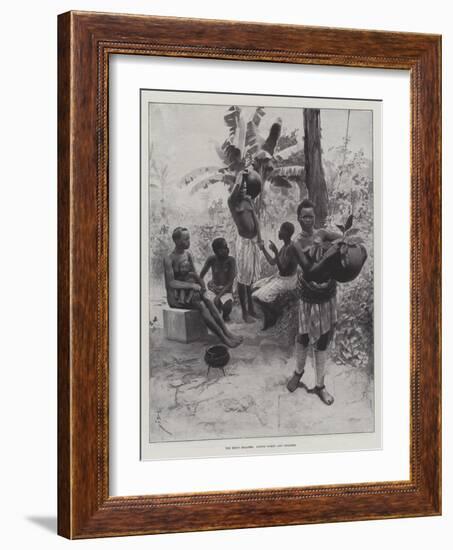 The Benin Disaster, Native Women and Children-Amedee Forestier-Framed Giclee Print