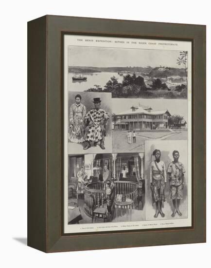 The Benin Expedition, Scenes in the Niger Coast Protectorate-null-Framed Premier Image Canvas