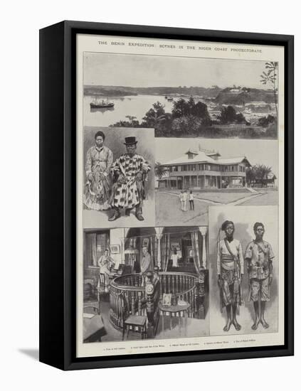 The Benin Expedition, Scenes in the Niger Coast Protectorate-null-Framed Premier Image Canvas