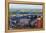 The Benjamin Franklin Bridge Crosses the Delaware River Connecting Philadelphia, Pennsylvania and C-pdb1-Framed Premier Image Canvas