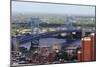 The Benjamin Franklin Bridge Crosses the Delaware River Connecting Philadelphia, Pennsylvania and C-pdb1-Mounted Photographic Print