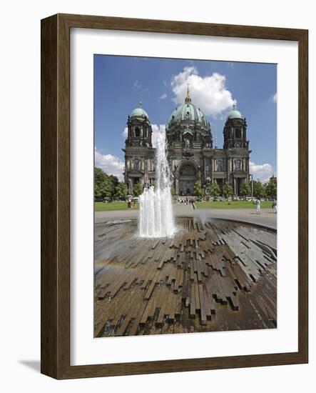 The Berlin Cathedral (Berliner Dom) in the Centre of Berlin on a Summer's Day-David Bank-Framed Photographic Print