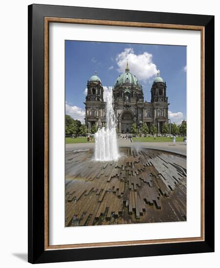 The Berlin Cathedral (Berliner Dom) in the Centre of Berlin on a Summer's Day-David Bank-Framed Photographic Print