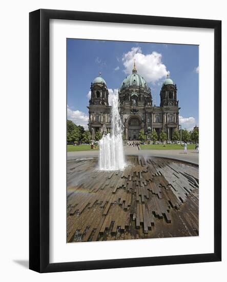 The Berlin Cathedral (Berliner Dom) in the Centre of Berlin on a Summer's Day-David Bank-Framed Photographic Print
