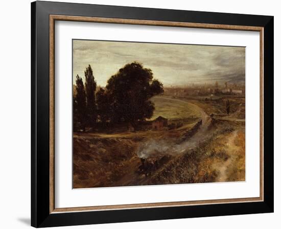 The Berlin-Potsdam Railway, 1847-Adolph Friedrich von Menzel-Framed Giclee Print