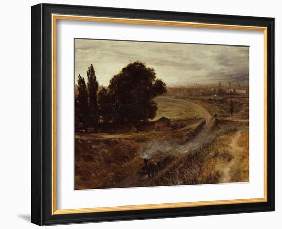 The Berlin-Potsdam Railway, 1847-Adolph Friedrich von Menzel-Framed Giclee Print