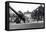 The Berlin Wall, under Construction in August 1961-null-Framed Premier Image Canvas