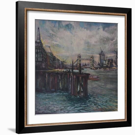 The Bermondsey Wall London-John Erskine-Framed Giclee Print