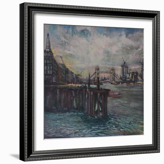 The Bermondsey Wall London-John Erskine-Framed Giclee Print