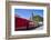 The Bernina Express Train Passes Near the Sanctuary of Madonna Di Tirano, Lombardy, Italy-Roberto Moiola-Framed Photographic Print