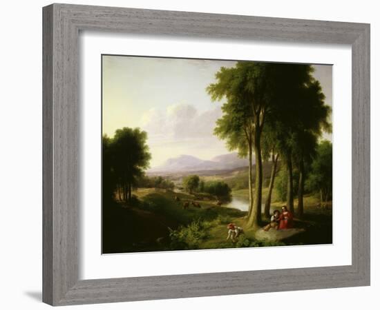 The Berry Pickers-Asher B. Durand-Framed Giclee Print