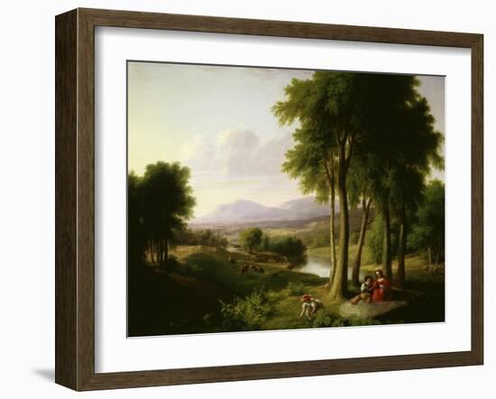 The Berry Pickers-Asher B. Durand-Framed Giclee Print