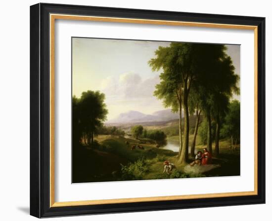 The Berry Pickers-Asher B. Durand-Framed Giclee Print