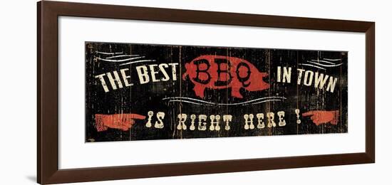 The Best BBQ in Town-Pela Design-Framed Premium Giclee Print