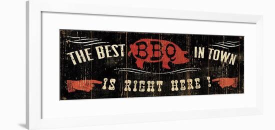 The Best BBQ in Town-Pela Design-Framed Premium Giclee Print