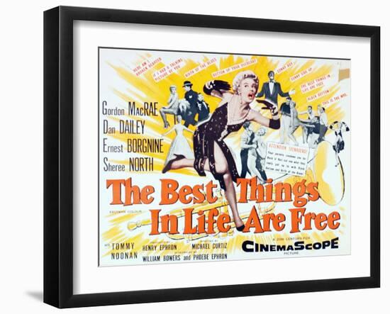 "The Best Things in Life are Free" 1956, Directed by Michael Curtiz-null-Framed Giclee Print