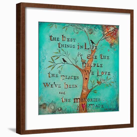 The Best Things in Life-Carolyn Kinnison-Framed Art Print