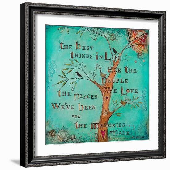 The Best Things in Life-Carolyn Kinnison-Framed Art Print