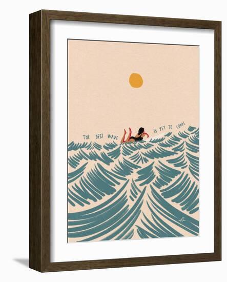 The Best Wave is Yet to Come-Fabian Lavater-Framed Photographic Print