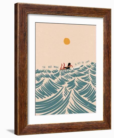 The Best Wave is Yet to Come-Fabian Lavater-Framed Photographic Print