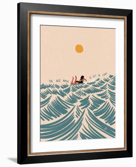 The Best Wave is Yet to Come-Fabian Lavater-Framed Photographic Print