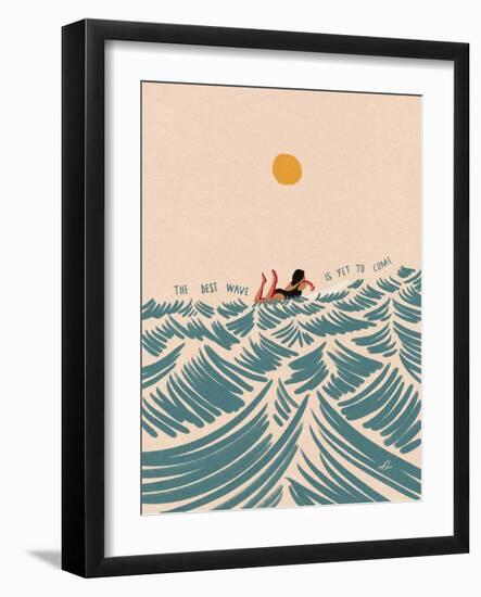 The Best Wave is Yet to Come-Fabian Lavater-Framed Photographic Print