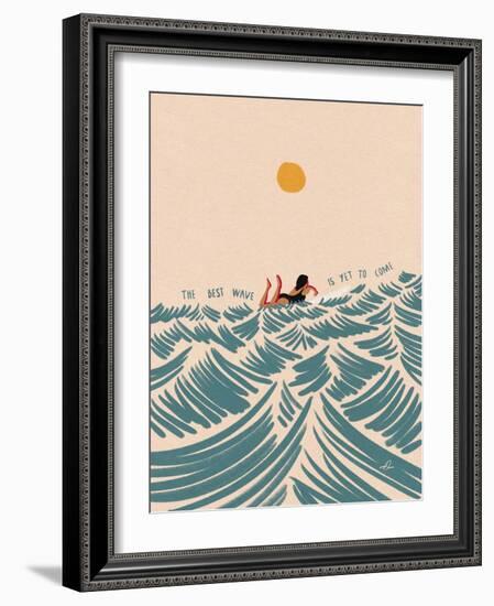 The Best Wave is Yet to Come-Fabian Lavater-Framed Photographic Print