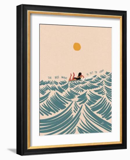 The Best Wave is Yet to Come-Fabian Lavater-Framed Photographic Print