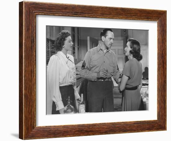 The Best Years of Our Lives, Myrna Loy, Fredric March, Teresa Wright, 1946-null-Framed Photo