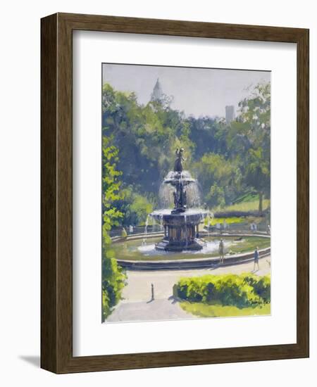 The Bethesda Fountain, Central Park, 1996-Julian Barrow-Framed Giclee Print